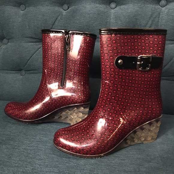 ☔️ SANMM Rain Boots ☔️ size 7 ADORABLE!!!!! NWOT - Picture 3 of 8